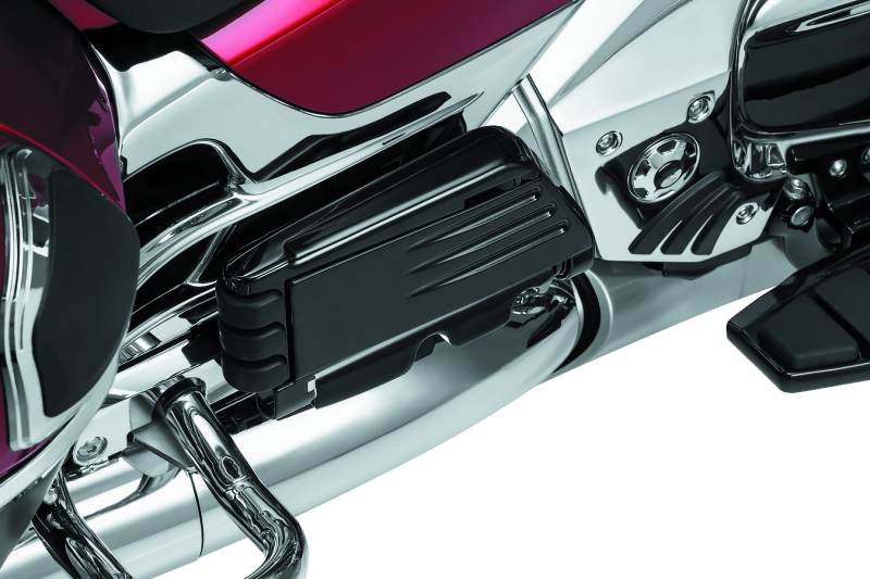 Kuryakyn Transformer Floorboards 01-17 Honda GL1800 Black Footpegs Kuryakyn