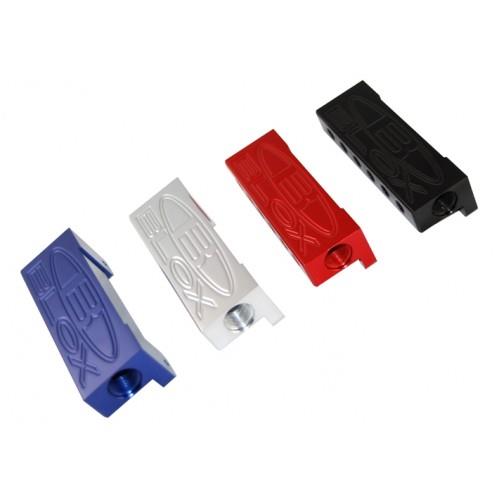 BLOX Racing 6-Port Billet Aluminum Black Universal with Fittings and Plugs Vacuum Blocks BLOX Racing