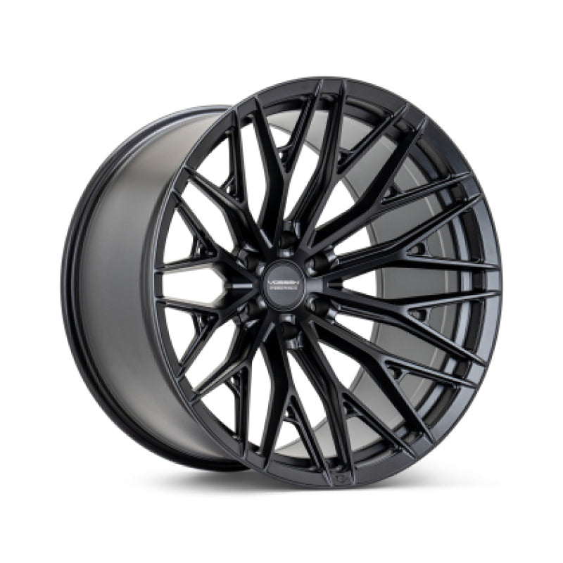 Vossen HFX-6 17x9 - 6x135 - ET0 - Super Deep Face - 87.1 - Satin Black Wheel Wheels - Forged Vossen