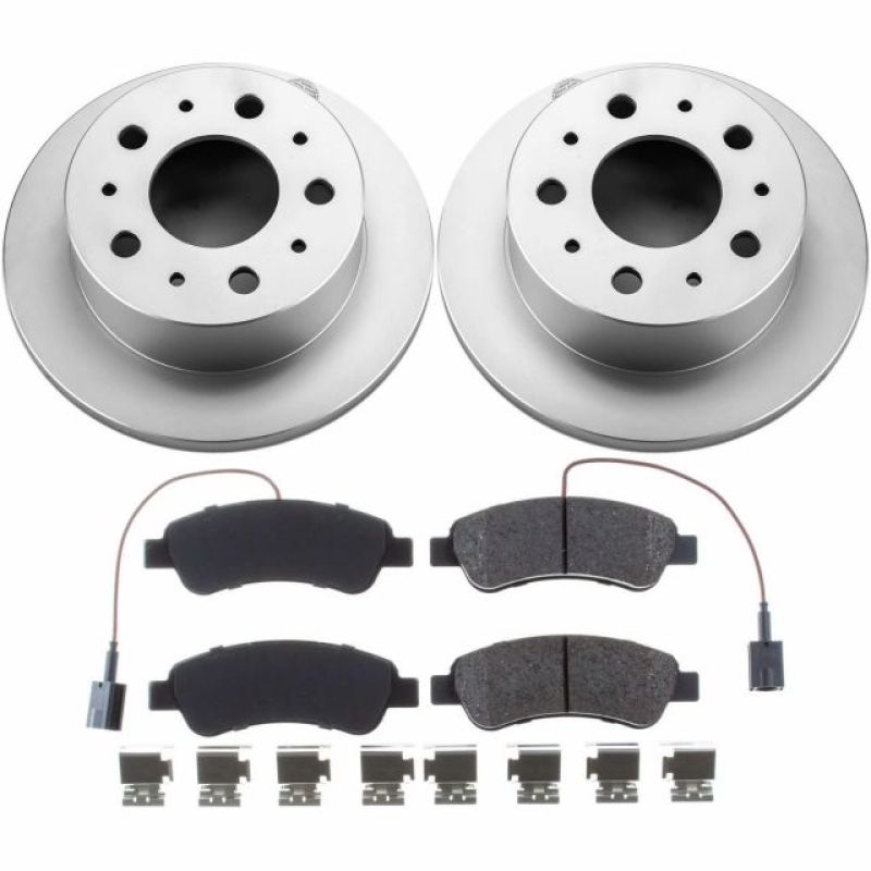 Power Stop 14-19 Ram ProMaster 1500 Rear Z17 Evolution Geomet Coated Brake Kit Brake Kits - Performance Blank PowerStop