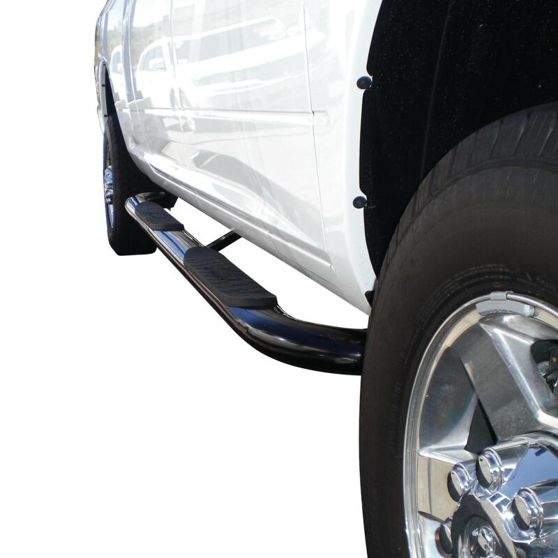 Westin 2010-2018 Dodge/Ram 25/3500 Mega Cab Platinum 4 Oval Nerf Step Bars - Black Nerf Bars Westin