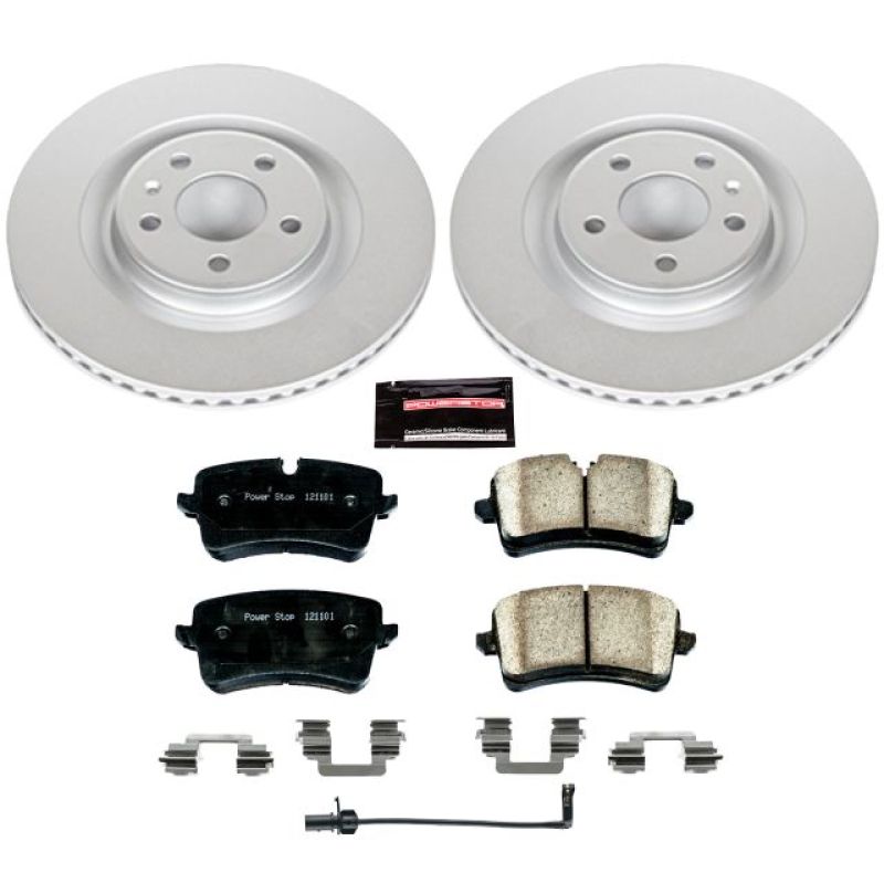 Power Stop 14-18 Audi A6 Rear Z23 Evolution Sport Coated Brake Kit Brake Kits - Performance D&S PowerStop