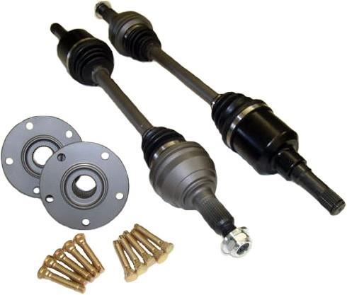 DSS Ford 03-06 Falcon 1400HP Full Chromoly Level 5 Axle/Hub Kit (Supercharged V8 and Turbo 6) FD26 Axles Driveshaft Shop