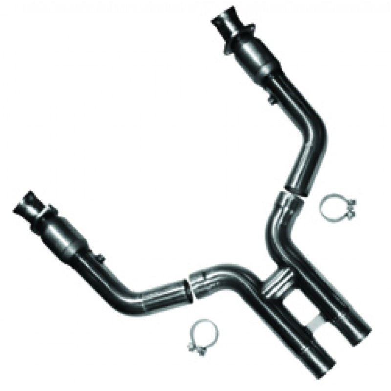 Kooks 11-14 Ford Mustang GT 5.0L 4V 3in x 2 3/4in OEM Cat H Pipe Kooks HDR Req H Pipes Kooks Headers