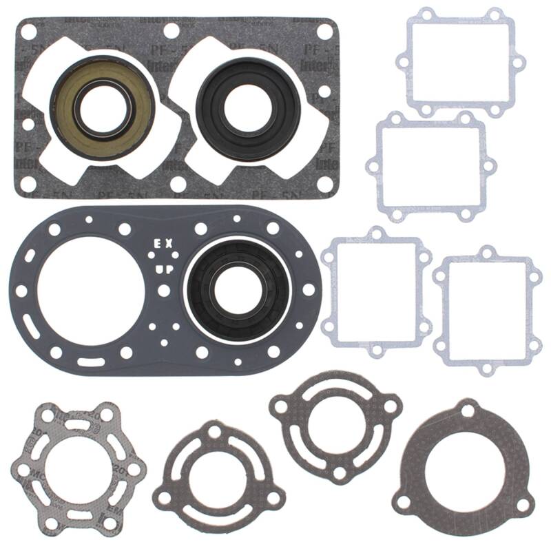 Vertex Gaskets 93-99 Arctic Cat Tigershark 640 Complete Gasket Kit w/ Oil Seals Engine Hardware Vertex Pistons