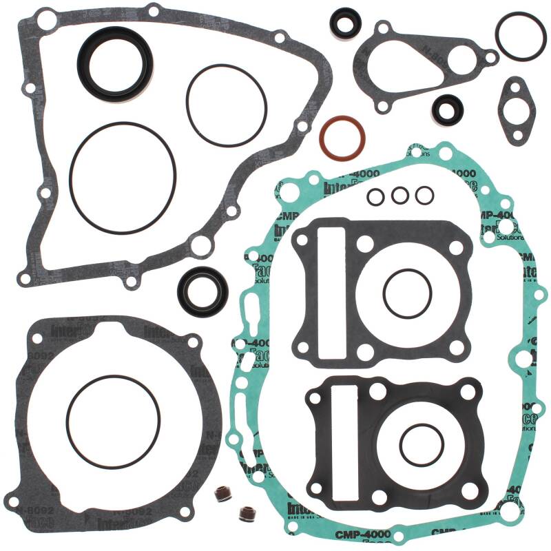 Vertex Gaskets 91-01 Suzuki LT-F160 Complete Gasket Kit w/ Oil Seals Engine Hardware Vertex Pistons