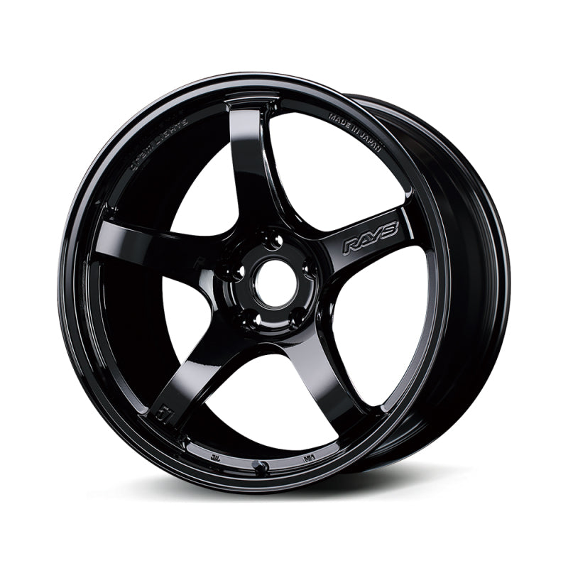 Gram Lights 57CR 18x8.5 +37 5x114.3 Gloss Black Wheel Wheels - Cast Gram Lights