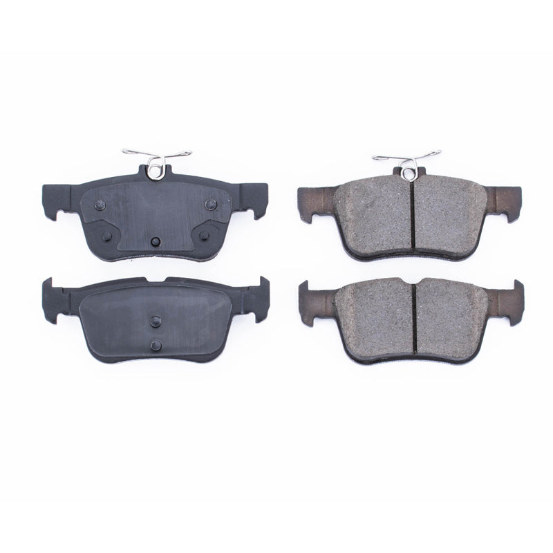 Power Stop 17-18 Ford Edge Rear Z16 Evolution Ceramic Brake Pads Brake Pads - OE PowerStop