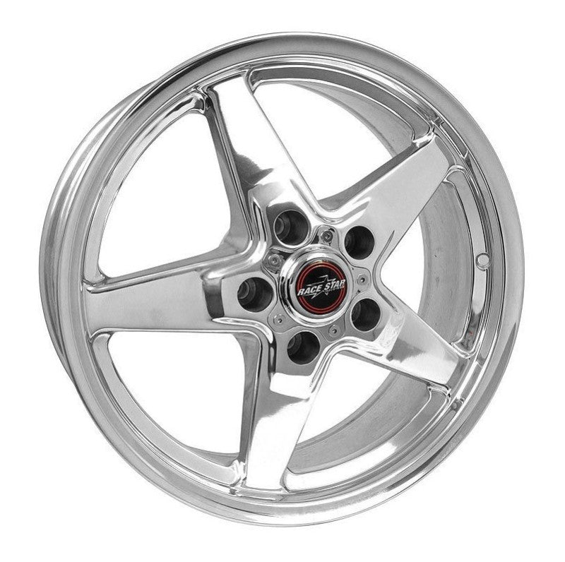 Race Star 92 Drag Star 17x7.00 5x4.75bc 4.88bs Direct Drill Polished Wheel Wheels - Cast Race Star