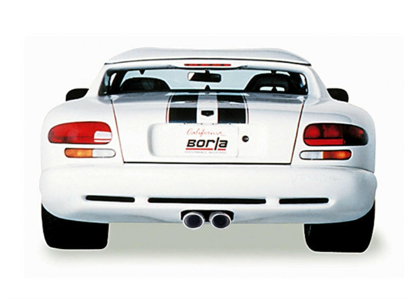 Borla 96-02 Viper GTS/R/T-10 Coupe/Convertible 2dr w/ 2.5in Inlets SS Catback Exhaust System Catback Borla