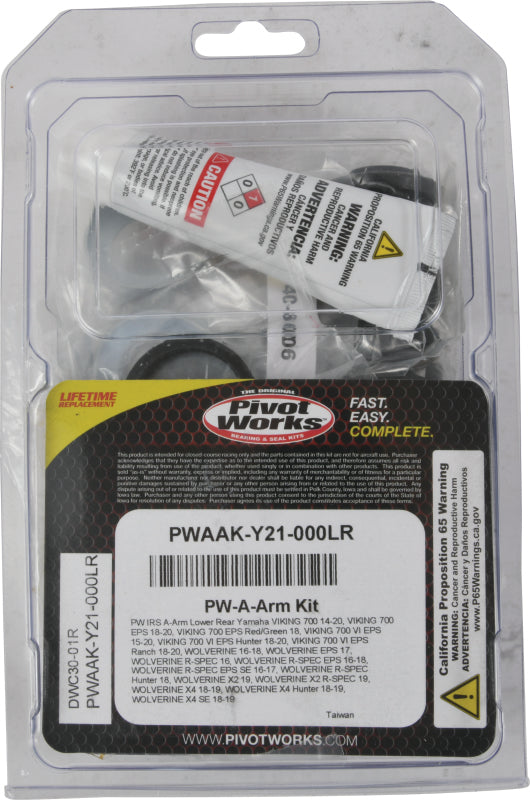 Pivot Works A-Arm Bearing Lower Rear UTV Control Arms Pivot Works