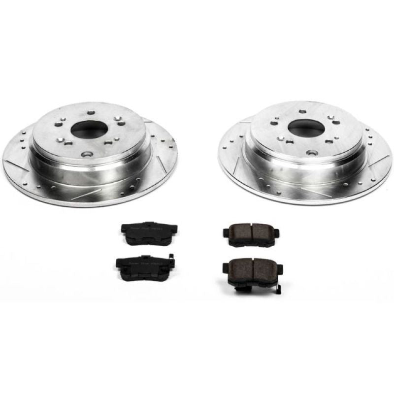 Power Stop 07-09 Acura RDX Rear Z23 Evolution Sport Brake Kit Brake Kits - Performance D&S PowerStop