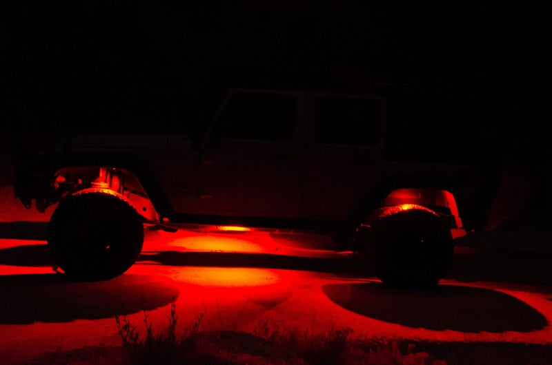 KC HiLiTES C-Series RGB LED Rock Light Kit (Incl. Wiring) - Set of 6 Light Bars & Cubes KC HiLiTES