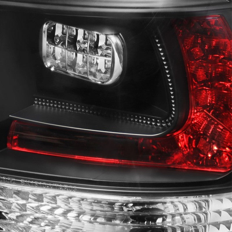 Spyder Volkswagen Touareg 03-07 LED Tail Lights Black ALT-YD-VTOU04-LED-BK Tail Lights SPYDER