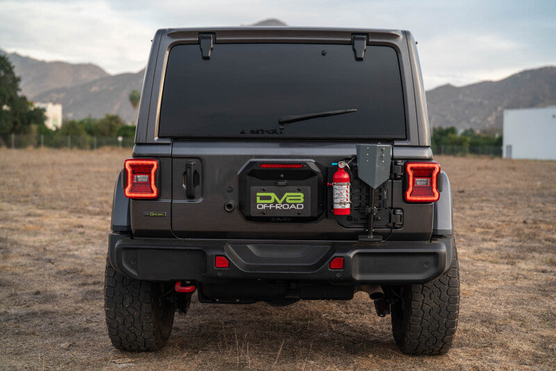 DV8 Offroad 2018-2025 Jeep Wrangler JL Tailgate Reinforcement Molle Panel Exterior Trim DV8 Offroad