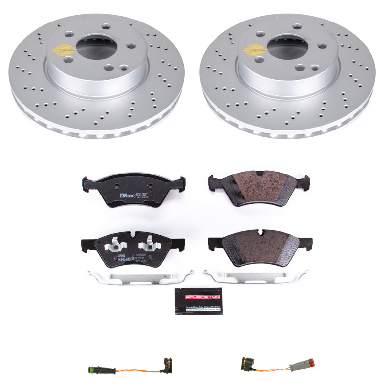 Power Stop 2006 Mercedes-Benz E500 Front Euro-Stop Brake Kit Brake Kits - OE PowerStop