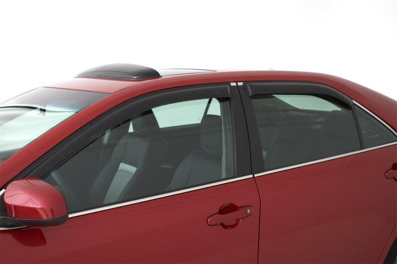 AVS 07-10 Chevy Aveo Ventvisor Outside Mount Window Deflectors 4pc - Smoke Wind Deflectors AVS