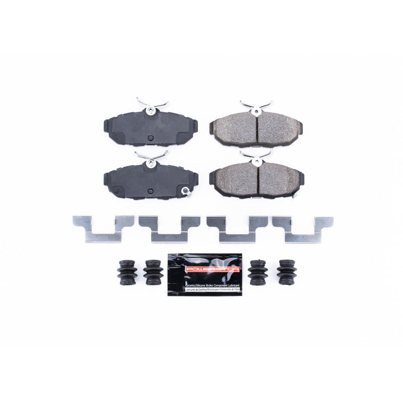 Power Stop 11-14 Ford Mustang Rear Z23 Evolution Sport Brake Pads w/Hardware Brake Pads - Performance PowerStop