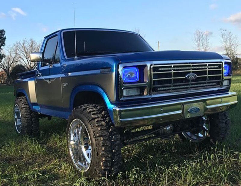 Oracle Pre-Installed Lights 7x6 IN. Sealed Beam - ColorSHIFT Halo Headlights ORACLE Lighting