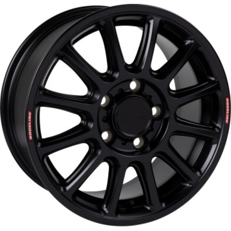 Raceline A14VB Alpha 15x7in/5x114.3 BP/56mm Offset/68mm Bore - Satin Black Wheel Wheels - Cast Raceline