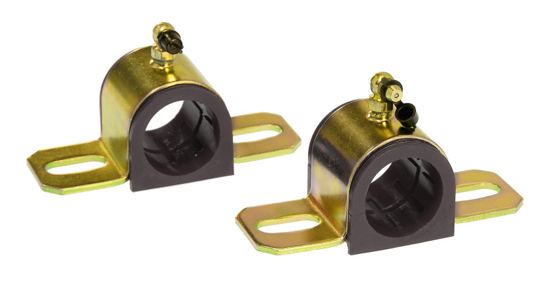 Prothane Universal 90 Deg Greasable Sway Bar Bushings - 1 5/16in - Type B Bracket - Black Sway Bar Bushings Prothane