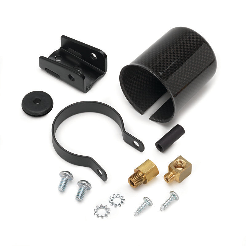 Autometer 52mm Pedestal Gauge Mount w/ Carbon Fiber Cup Gauge Pods AutoMeter