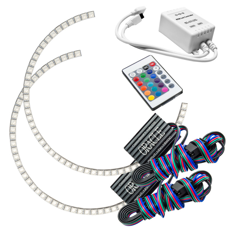 Oracle Ford Lightning 99-04 Halo Kit - ColorSHIFT w/ Simple Controller Headlights ORACLE Lighting