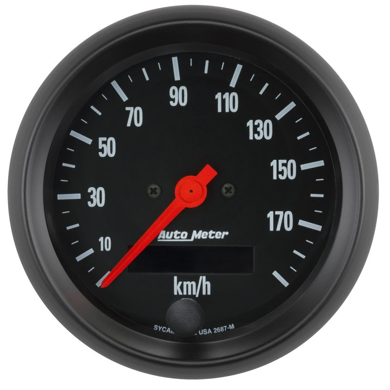 Autometer Z-Series 0-190KM/H 3-3/8in Electric Prog. Speedometer W/ LCD ODO Gauge Gauges AutoMeter