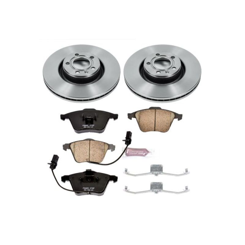 Power Stop 05-11 Audi A6 Front Autospecialty Brake Kit Brake Kits - OE PowerStop