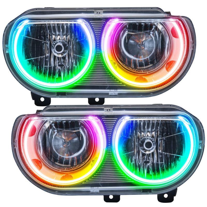 Oracle 08-14 Dodge Challenger SMD HL (Non-HID) - ColorSHIFT - Dynamic Headlights ORACLE Lighting