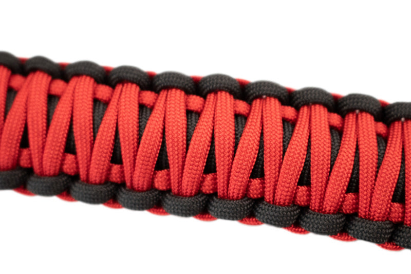 Fishbone Offroad 97-06 Jeep Wrangler Paracord Door Handles - Black/Red Dash & Interior Trim Fishbone Offroad