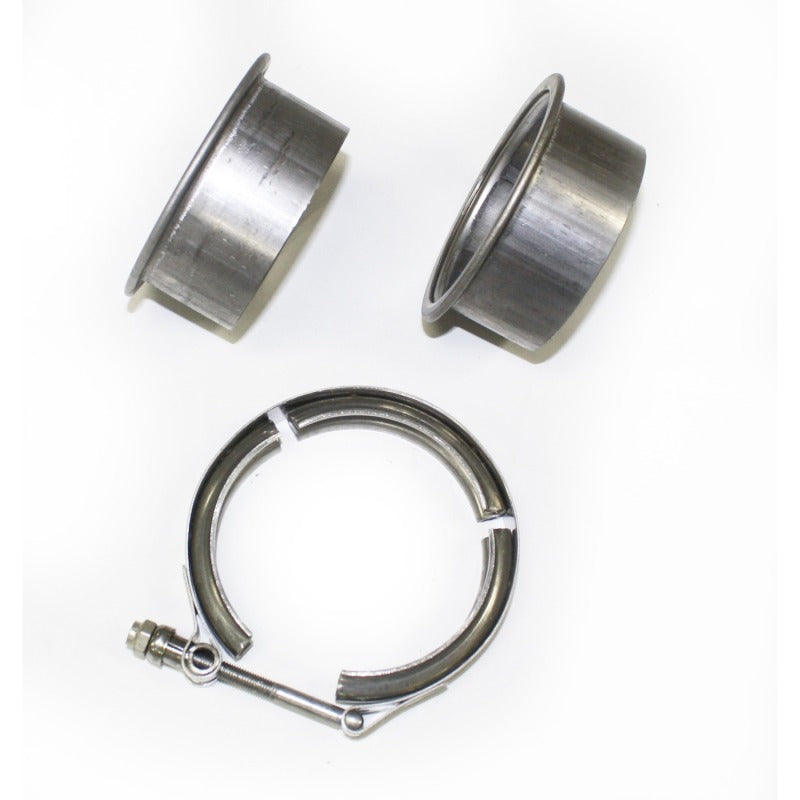 JBA 3in Stainless Steel V-Band Clamp & Flanges Clamps JBA