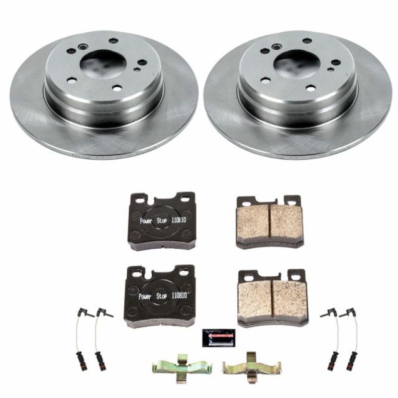 Power Stop 90-93 Mercedes-Benz 300CE Rear Autospecialty Brake Kit Brake Kits - OE PowerStop