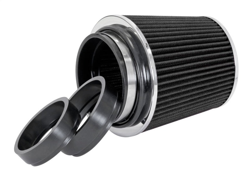 Spectre Adjustable Conical Air Filter 5-1/2in. Tall (Fits 3in. / 3-1/2in. / 4in. Tubes) - Black Air Filters - Universal Fit Spectre