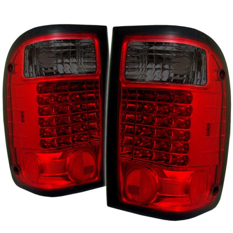 Spyder Ford Ranger 01-05 LED Tail Lights Red Smoke ALT-YD-FR98-LED-RS Tail Lights SPYDER