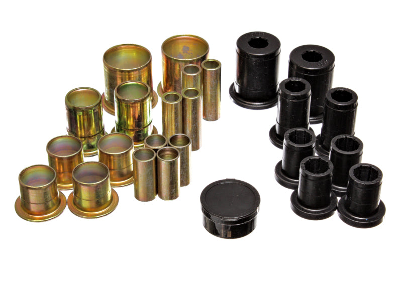 Energy Suspension 73-74 Camaro / 73 GrandAm/GrandPrix Black Control Arm Bushing Set - Complete Set Bushing Kits Energy Suspension