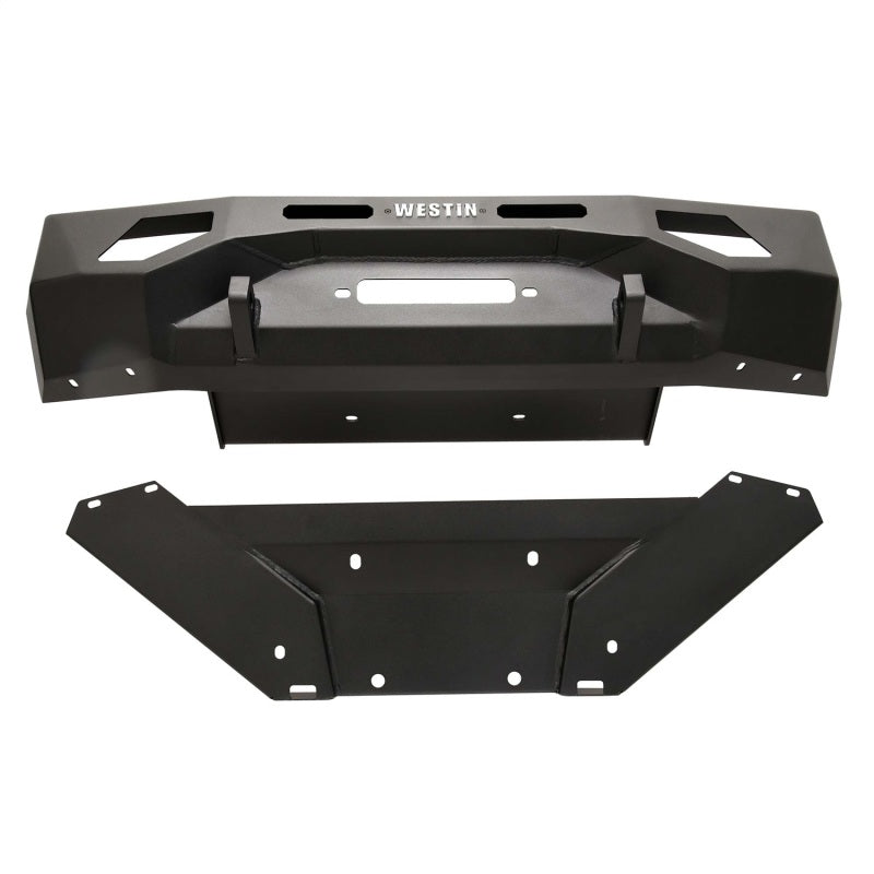 Westin 22-23 Toyota Tundra Pro-Series Front Bumper - Textured Black Bumpers - Steel Westin