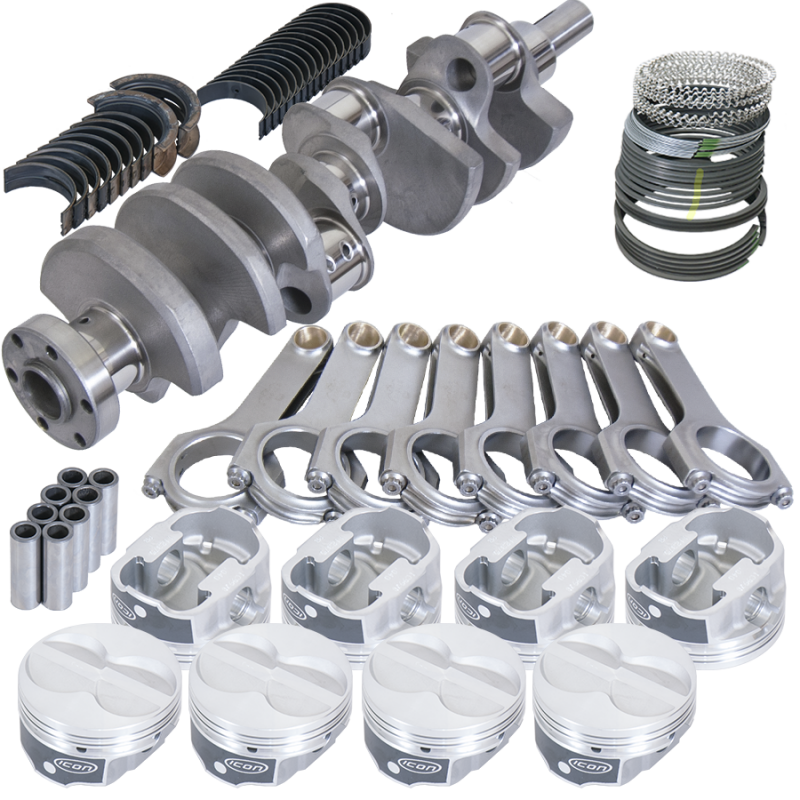 Eagle Ford 289/302 3.250in Crank 5.400in H-Beam -11cc Flat Top 4.040in Pistons Rotating Assembly Rotating Assemblies Eagle