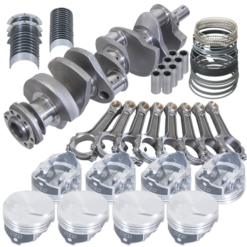 Eagle Chevy 454 4.250in Crank 6.385in I-Beam Rods 17cc Dome 4.310in Pistons Rotating Assembly Rotating Assemblies Eagle