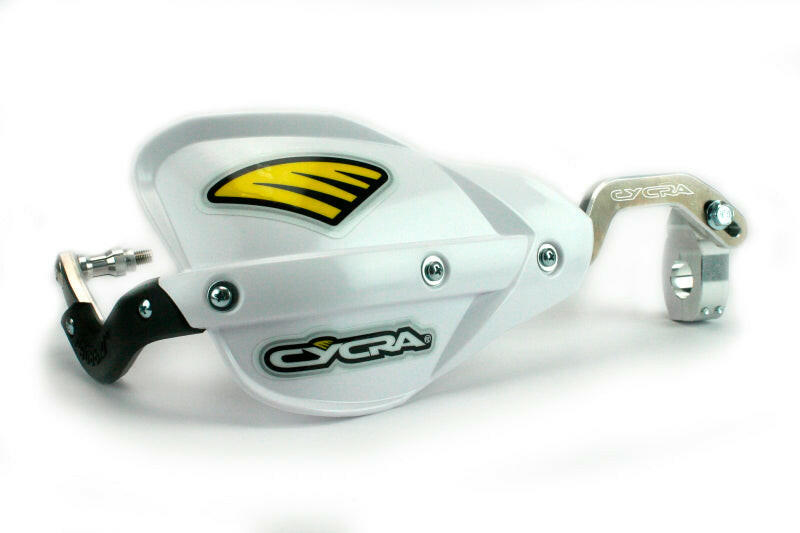 Cycra CRM Racer Pack 7/8 in. - White Hand Guards Cycra