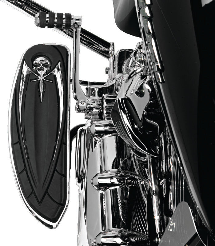 Kuryakyn Floorboard Relocator Brackets 97-16 Touring Chrome Brackets Kuryakyn