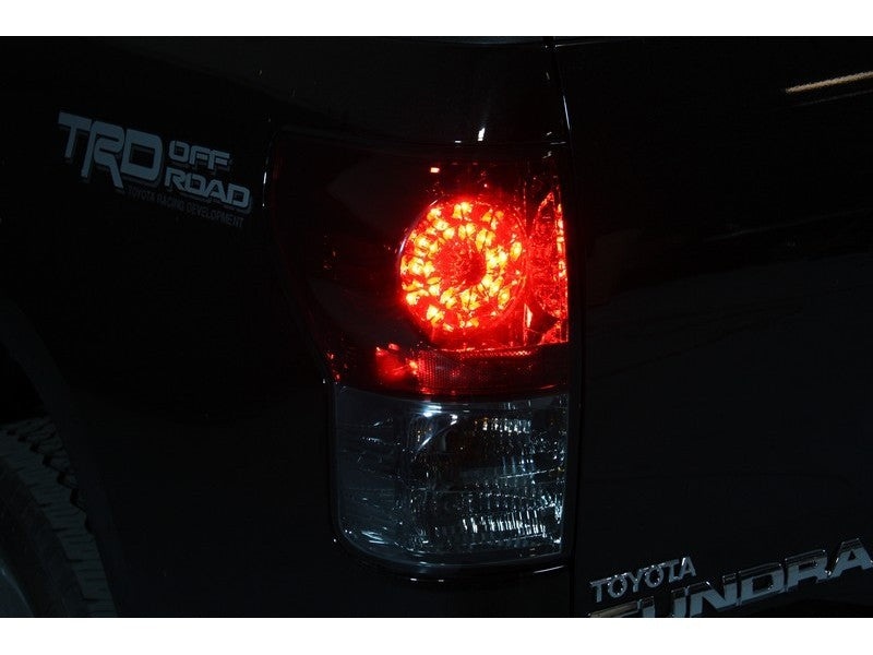Spyder Toyota Tundra 07-13 LED Tail lights Red Clear ALT-YD-TTU07-LED-RC Tail Lights SPYDER