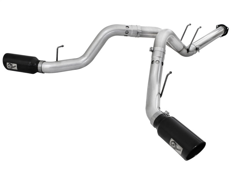 aFe Atlas Exhaust 4in DPF-Back Al Steel 11-14 Ford Diesel Trucks V8-6.7L (td) DPF Back aFe