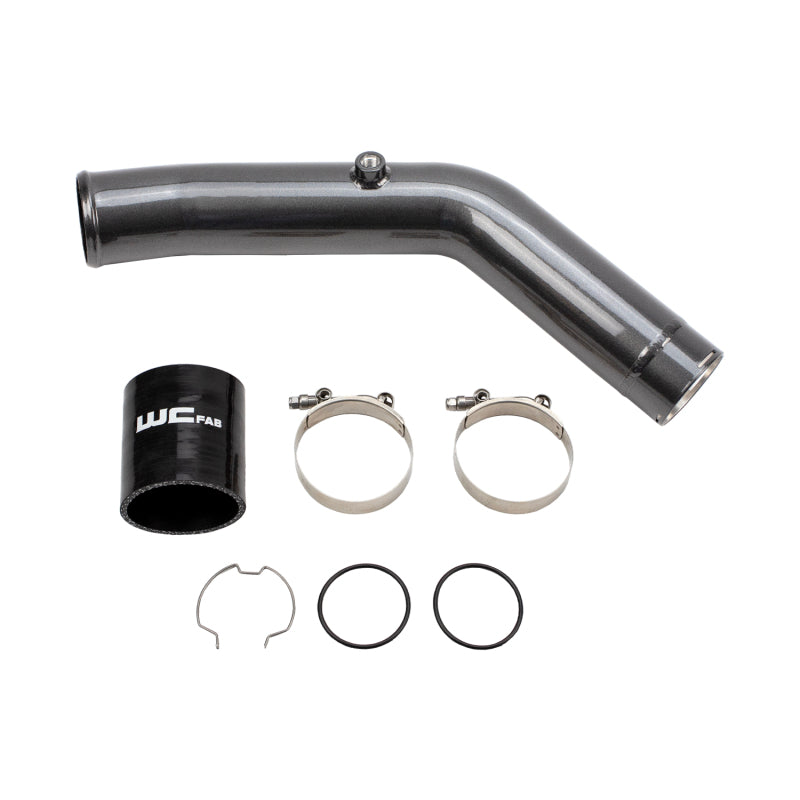 Wehrli 23-24 Ford 6.7L HO Power Stroke 3in Hot Side Intercooler Pipe - Gloss White Intercooler Pipe Kits Wehrli