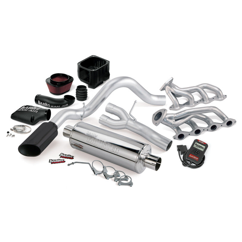 Banks Power 09 Chevy 5.3L CCSB/ECSB FFV PowerPack System - SS Single Exhaust w/ Black Tip Performance Packages Banks Power