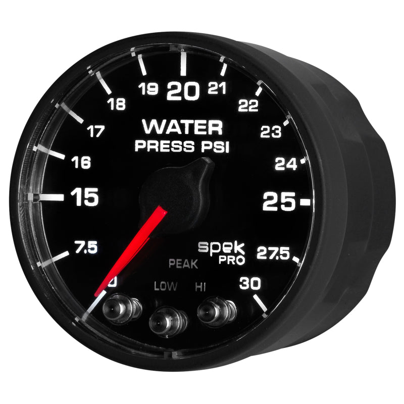 Autometer Spek-Pro - Nascar 2-1/16in Water Press 0- 30 psi Bfb Gauges AutoMeter
