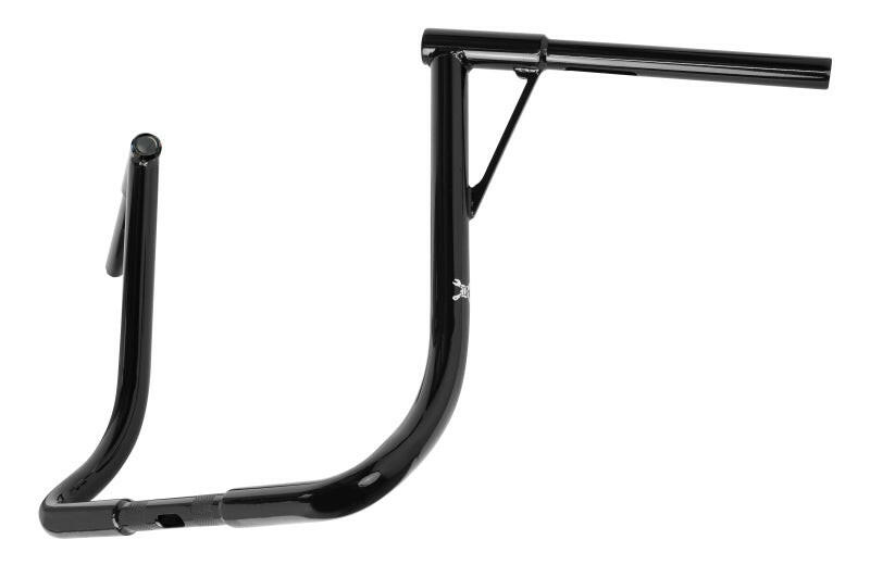 Burly Brand Louie B Bar 16in - Gloss Black Handlebars Burly Brand