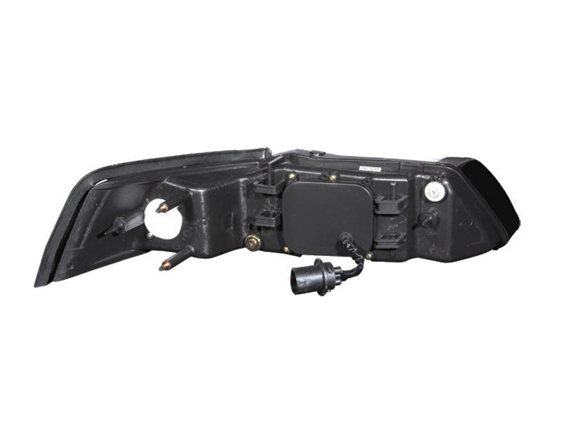 ANZO 1999-2004 Ford Mustang Projector Headlights Chrome Headlights ANZO