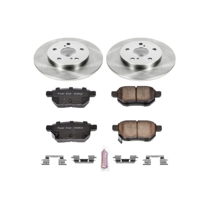 Power Stop 09-10 Pontiac Vibe Rear Autospecialty Brake Kit Brake Kits - OE PowerStop