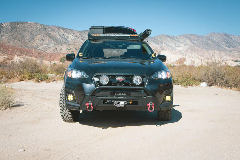 Body Armor 4x4 18-21 Subaru Crosstrek HiLine Front Winch Bumper Bumpers - Steel Body Armor 4x4